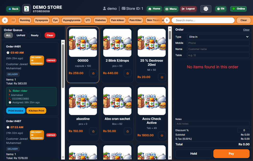 AI-Powered POS System